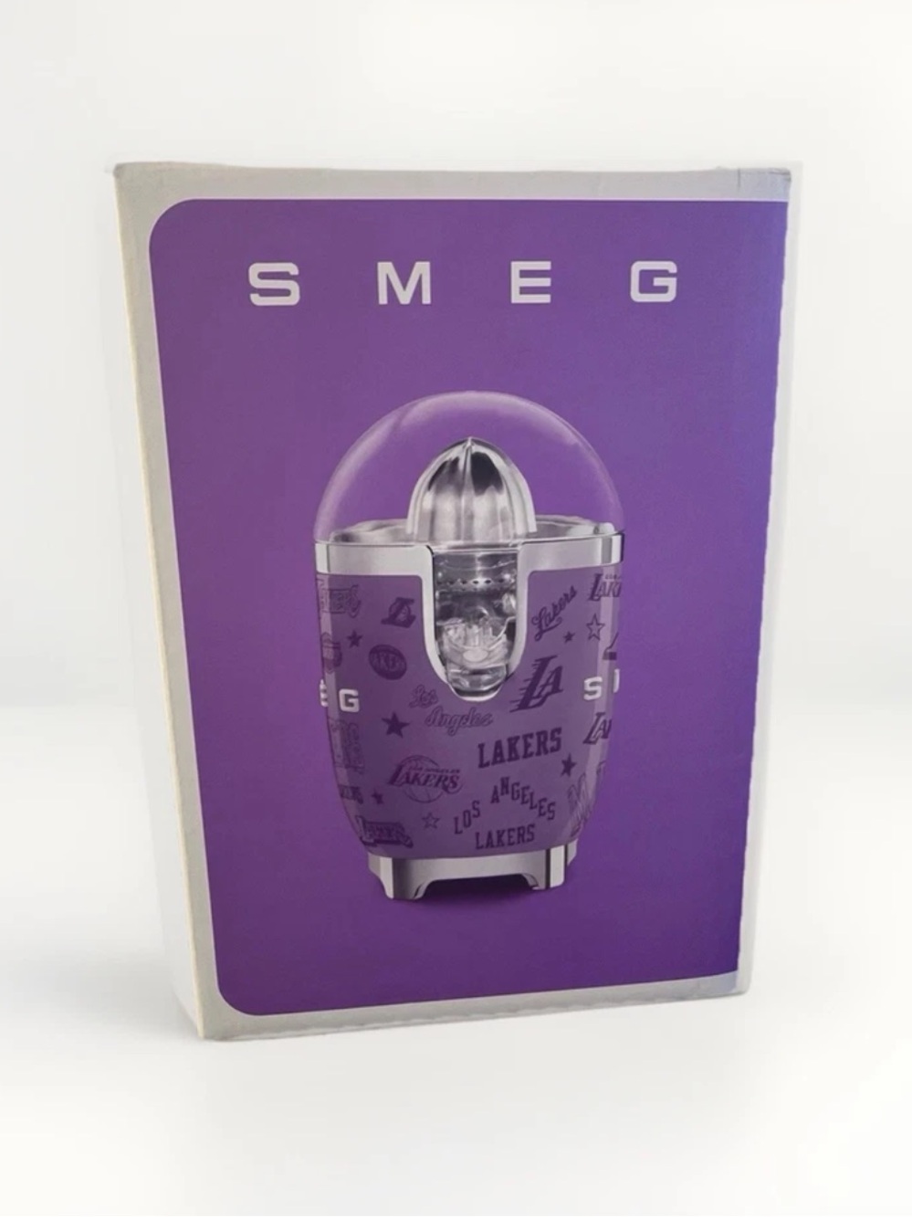 SMEG Purple Los Angeles Lakers Citrus Juicer